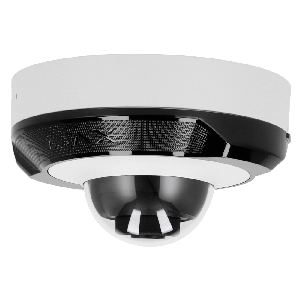 Ajaxcctv Cámara IP 5 Megapixel Ajax Progressive Scan CMOS color blanco 5 MP, 4 mm AJ-DOMECAM-MINI-5-0400-W