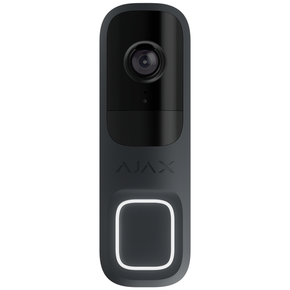 Ajaxcctv Doorbell 4 MP con IA integrada color grafito AJ-DOORBELL-4-GRA