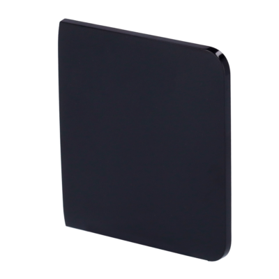 Ajax Panel táctil para un interruptor de luz color negro AJ-SIDEBUTTON-1G2W-B