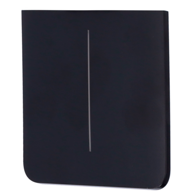 Ajax Panel táctil para interruptor de luz doble color negro AJ-SIDEBUTTON-2G-B-VERT