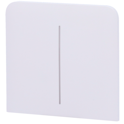 Ajax Panel táctil para interruptor doble vertical color blanco AJ-SIDEBUTTON-2G-W-VERT