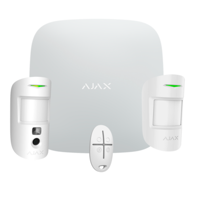 Ajax Kit de alarma profesional Certificado Grado 2 color blanco AJ-STARTERKIT-CAM-MP-W