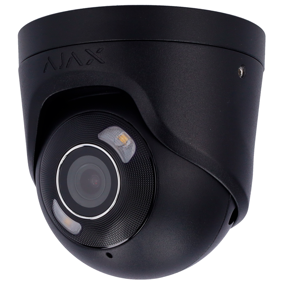 Ajaxcctv Cámara IP Turret 8 Megapixel Ajax color negro 8 MP, 2.8 mm AJ-TURRETCAM-8-HL-B
