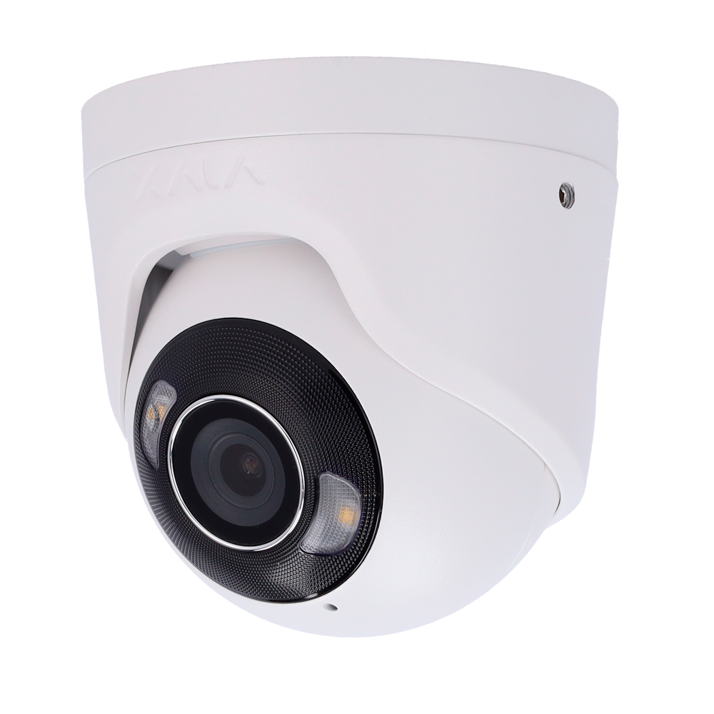 Ajaxcctv Cámara IP Turret 8 Megapixel Ajax color blanco 8 MP, 2.8 mm AJ-TURRETCAM-8-HL-W