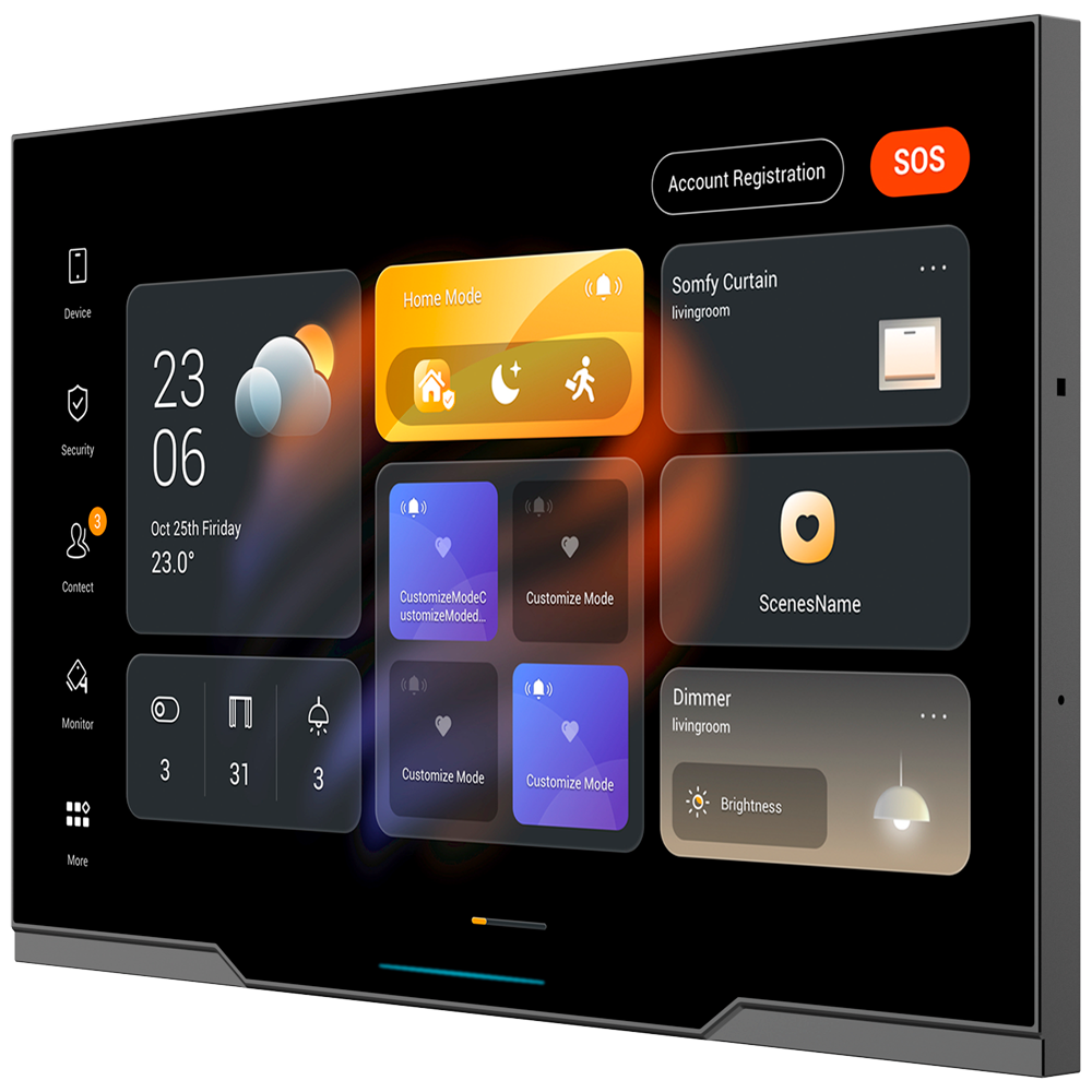 Akubela Monitor Android 12.0 para domótica AK-PH81-KNX-EU