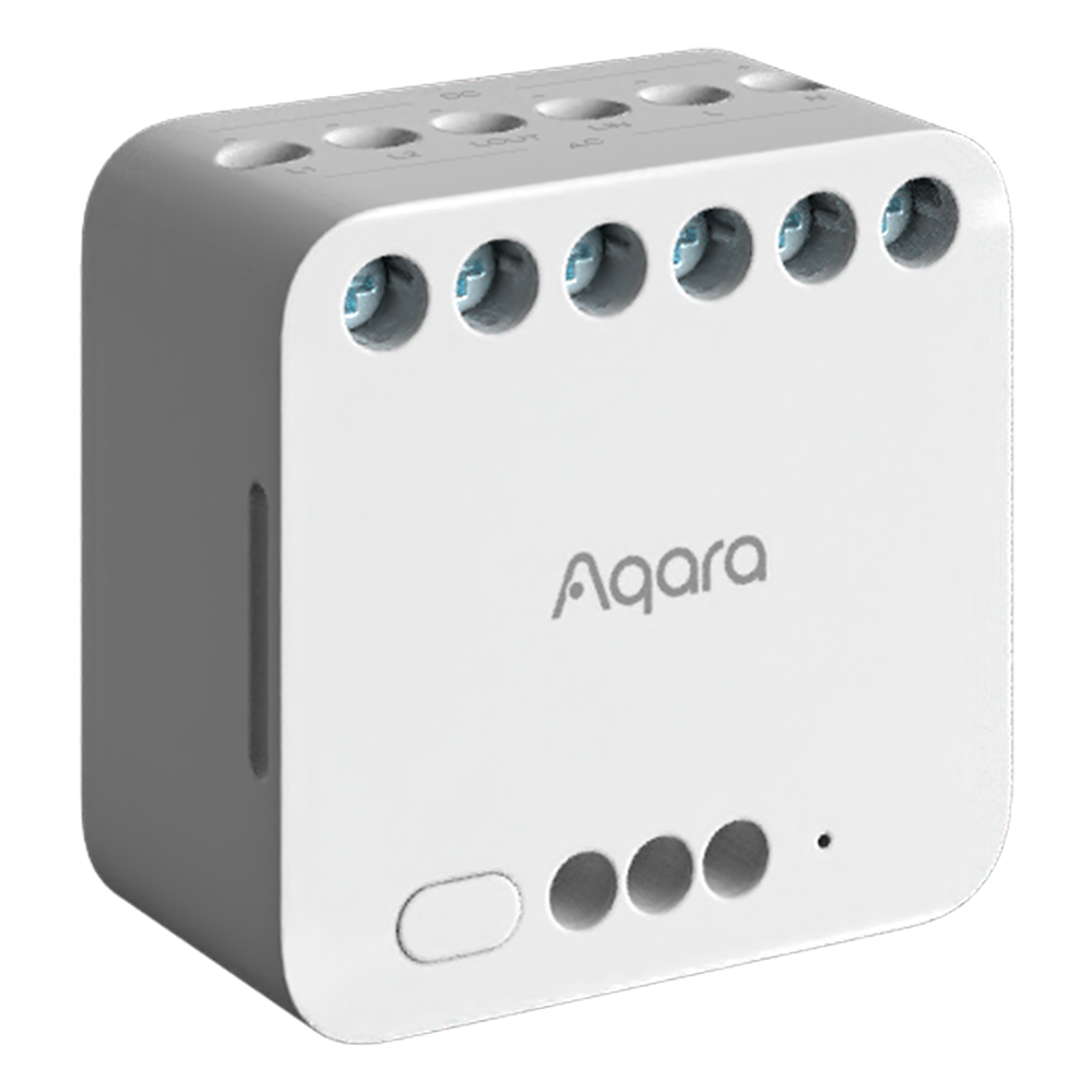 Aqara Módulo Relé Doble T2 Zigbee 3.0 / Matter over Zigbee AQ-DCM-K01