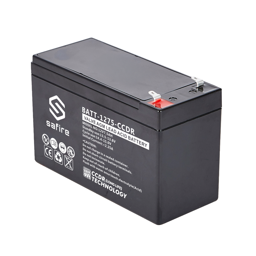 Safire Batería recargable Tecnología plomo ácido AGM BATT-1275-CCDR