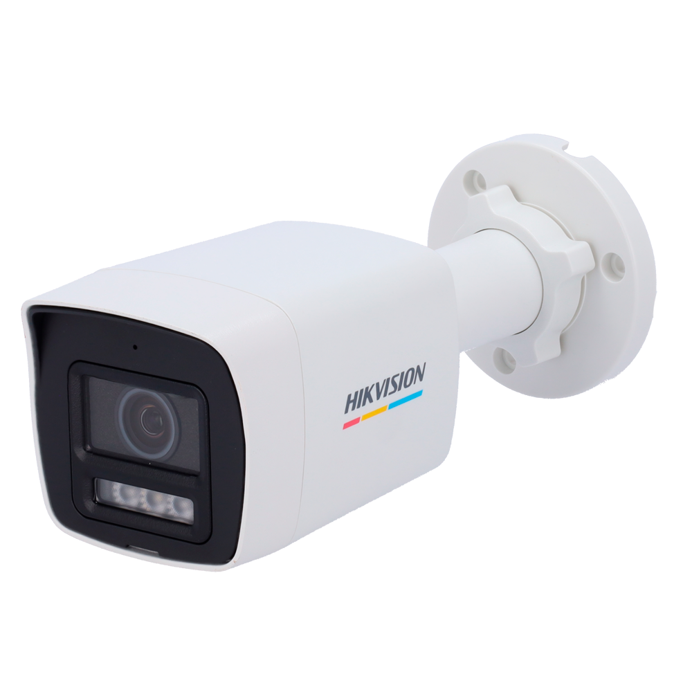 Hikvision cámara IP Bullet gama VALUE ColorVu3.0 color blanco 4 MP, 2.8 mm, WiFi, PoE DS-2CD1047G3H-LIU(2.8mm)