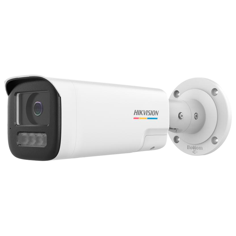 Hikvision cámara IP Bullet gama VALUE ColorVu3.0 color blanco 4 MP, 4 mm, WiFi, PoE DS-2CD1B47G3H-LIUF/SRB(4mm)