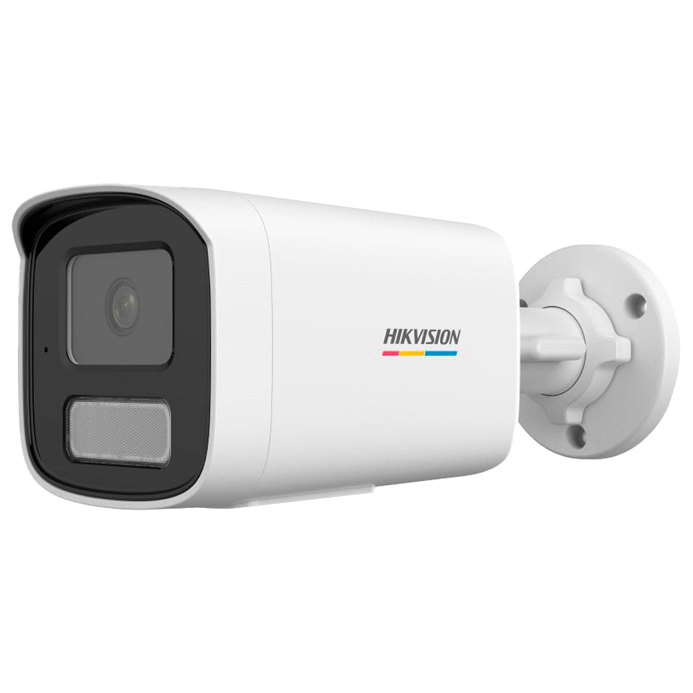 Hikvision cámara IP Bullet gama VALUE ColorVu3.0 color blanco 4 MP, 2.8 mm, WiFi, PoE DS-2CD1T47G3H-LIUF(2.8mm)
