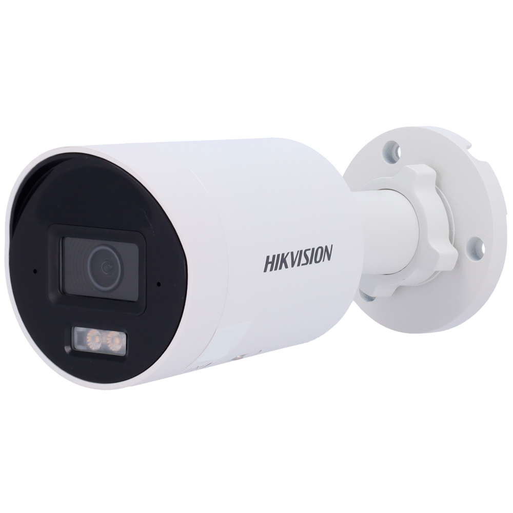Hikvision Cámara Bullet IP gama PRO color blanco 8 MP, 2.8 mm, WiFi, PoE DS-2CD2083G2-LI2U(2.8mm)