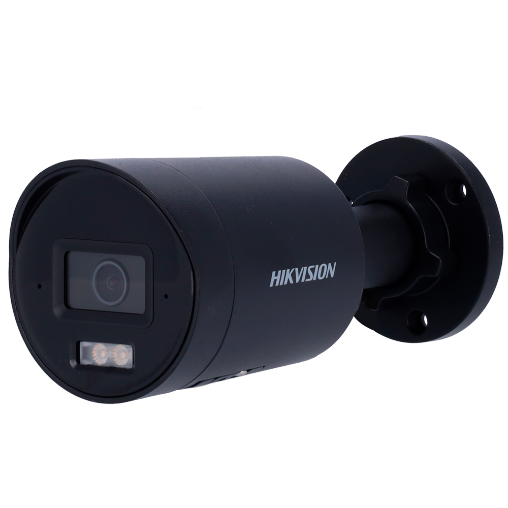 Hikvision Cámara Bullet IP gama PRO color negro 8 MP, 2.8 mm, WiFi, PoE DS-2CD2083G2-LI2U(2.8mm)(BLACK)