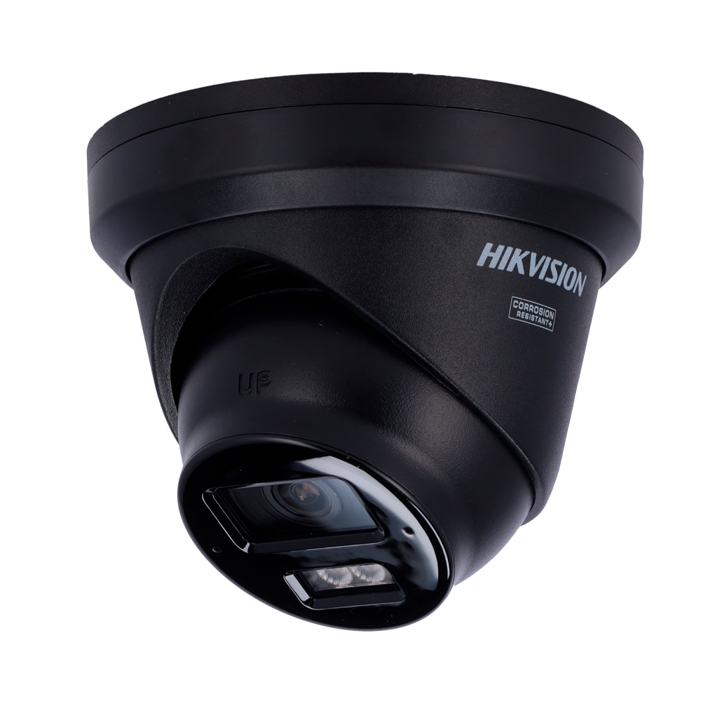 Hikvision cámara Turret IP gama PRO 4 MP, Dos lentes en una 2.8/4 mm, WiFi, PoE DS-2CD2343G2-LIZ2UY(2.8/4mm)(BLACK)