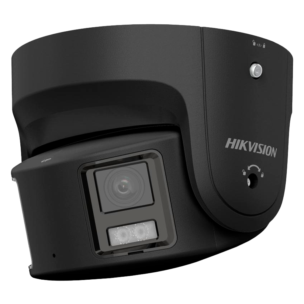 Hikvision Cámara Turret IP Panorámica gama PRO 8 MP, 4 mm, WiFi, PoE DS-2CD2387G2P-LSU/SL(4mm)(C)//BLACK