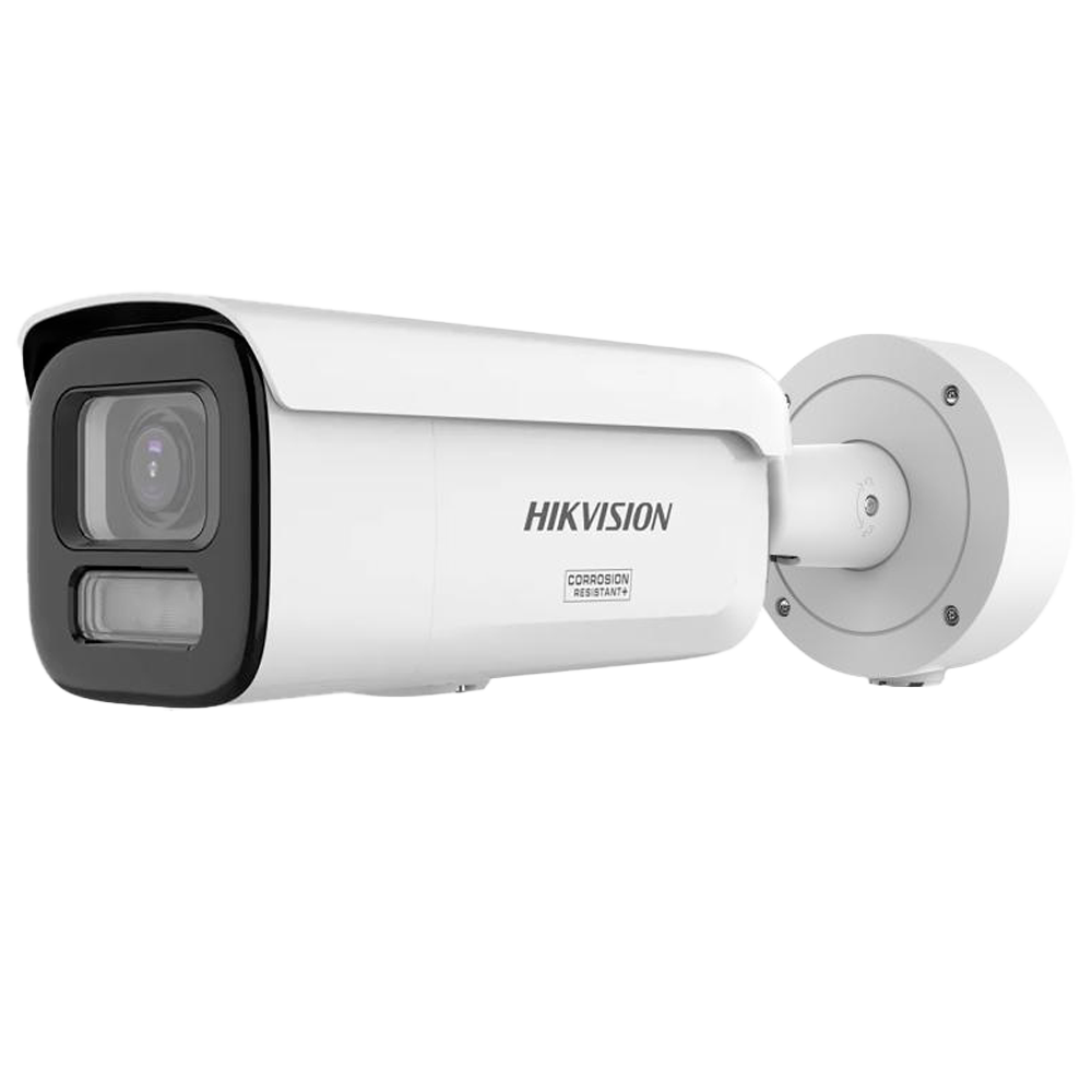 Hikvision cámara IP Bullet gama PRO ColorVu3.0 color blanco 4 MP, 2.8 ~ 12 mm Motorizada, WiFi, PoE DS-2CD2647G3-LIZSY(2.8-12mm)