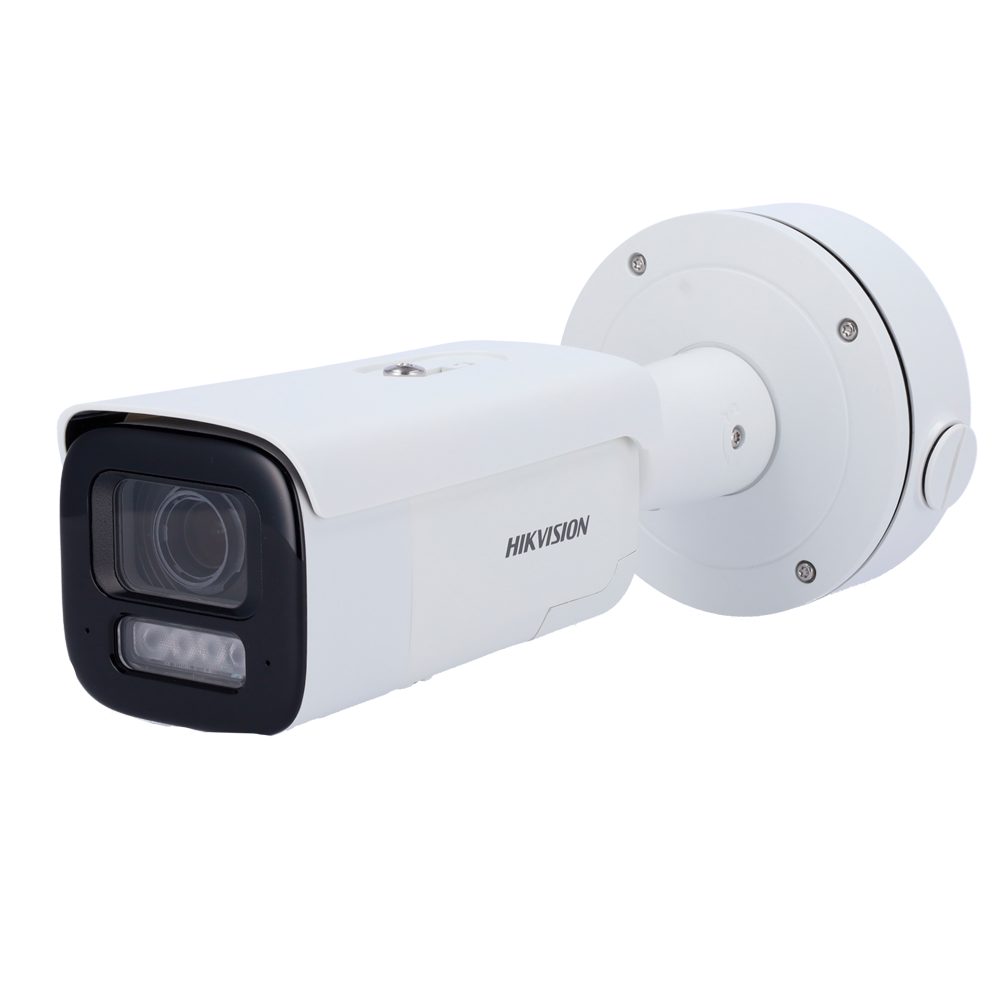Hikvision cámara Bullet IP gama PRO color blanco 8 MP, 2.8 ~ 12 mm Motorizada, WiFi, PoE DS-2CD2686G2H-IZS2U/SRB(2.8-12mm)eF