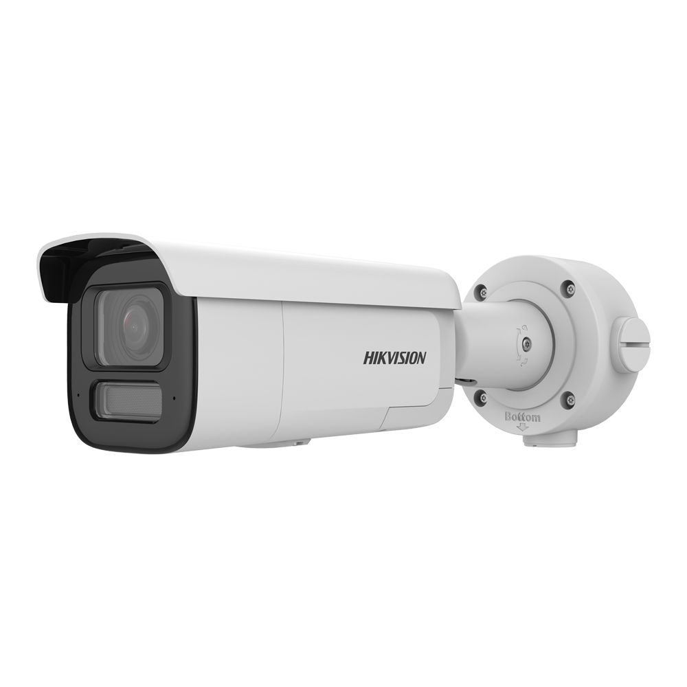 Hikvision cámara Bullet IP gama PRO color blanco 8 MP, 2.8 ~ 12 mm Motorizada, WiFi, PoE DS-2CD2686G2HT-IZS2U/SL(2.8-12mm)eF