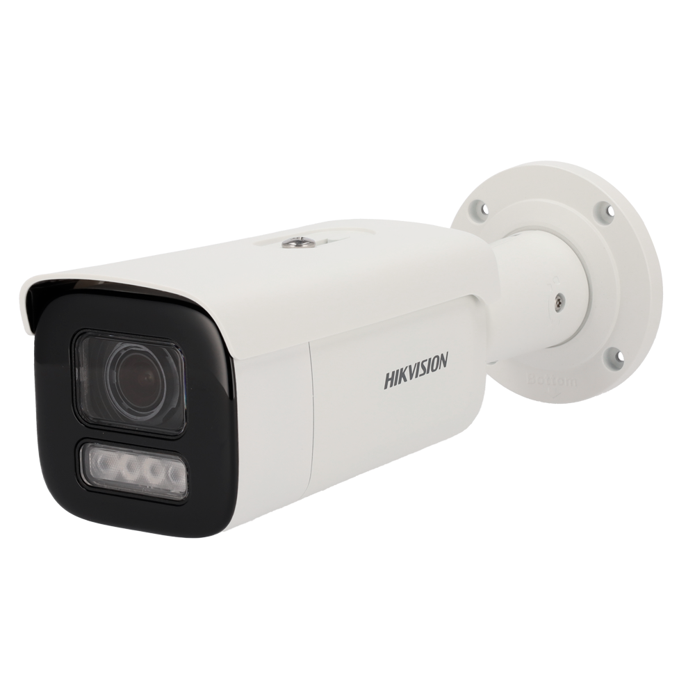 Hikvision Cámara Bullet IP gama PRO color blanco 8 MP, 2.8 ~ 12 mm Motorizada, WiFi, PoE DS-2CD2687G2HT-LIZS(2.8-12mm)(eF)