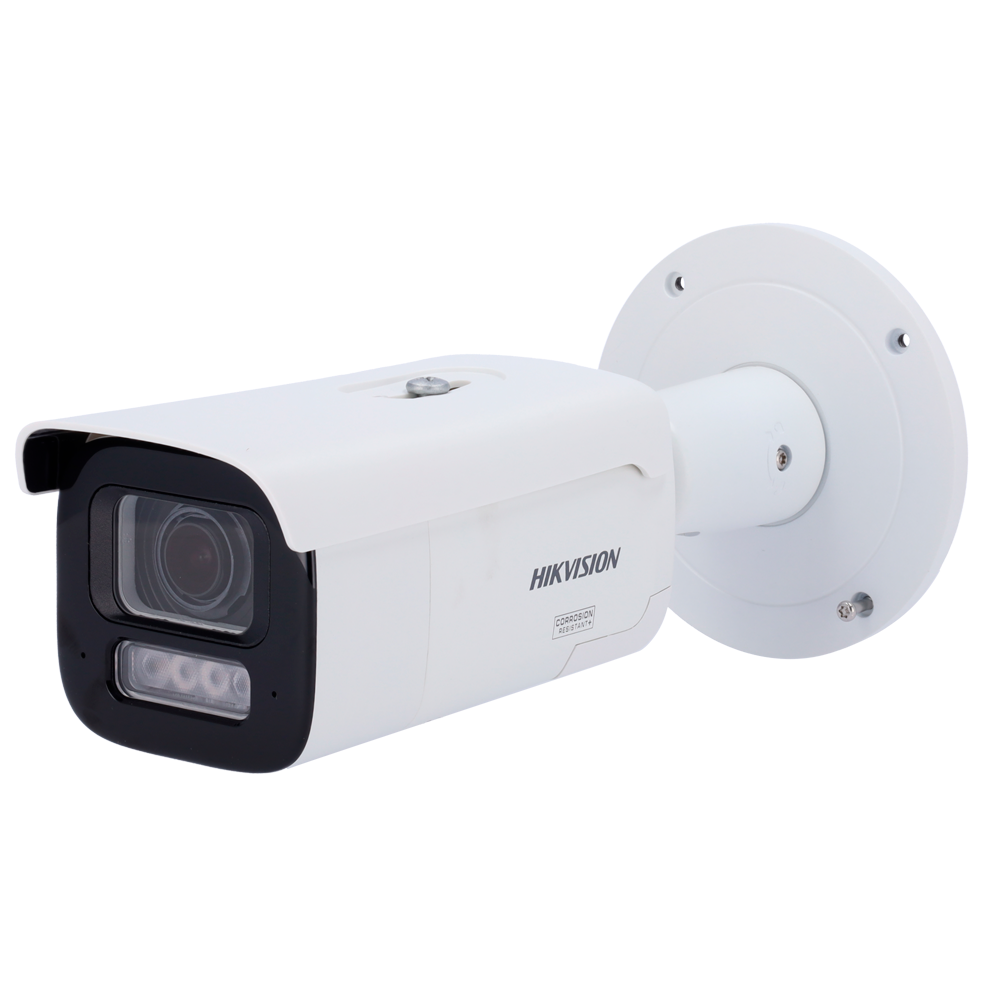 Hikvision cámara IP Bullet gama PRO ColorVu3.0 color blanco 8 MP, 2.8 ~ 12 mm Motorizada, WiFi, PoE DS-2CD2687G3-LIZSY(2.8-12mm)