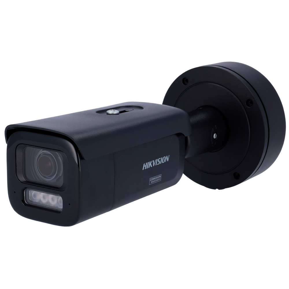 Hikvision cámara IP Bullet gama PRO ColorVu3.0 color negro 8 MP, 2.8 ~ 12 mm Motorizada, WiFi, PoE DS-2CD2687G3-LIZSY(2.8-12mm)/BLACK