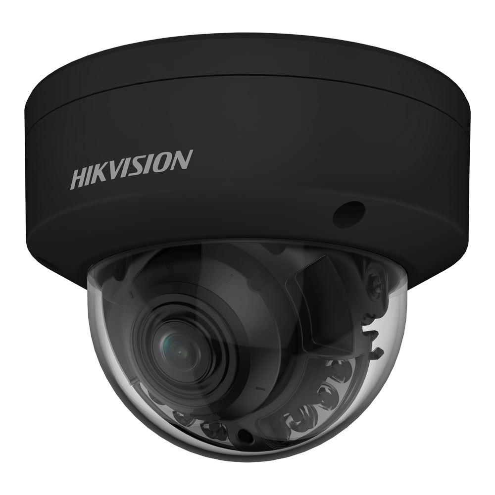 Hikvision Cámara Domo IP gama PRO color negro 6 MP, 2.8 ~ 12 mm Motorizada, WiFi, PoE DS-2CD2767G2HT-LIZS(2.8-12)/eF//BLK