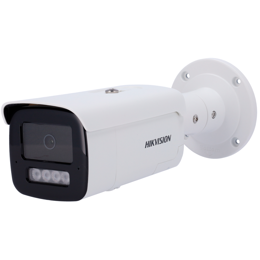 Hikvision Cámara Bullet IP gama PRO color blanco 4 MP, 2.8 mm, WiFi, PoE DS-2CD2T46G2H-IS2U/SL(2.8mm)(eF)