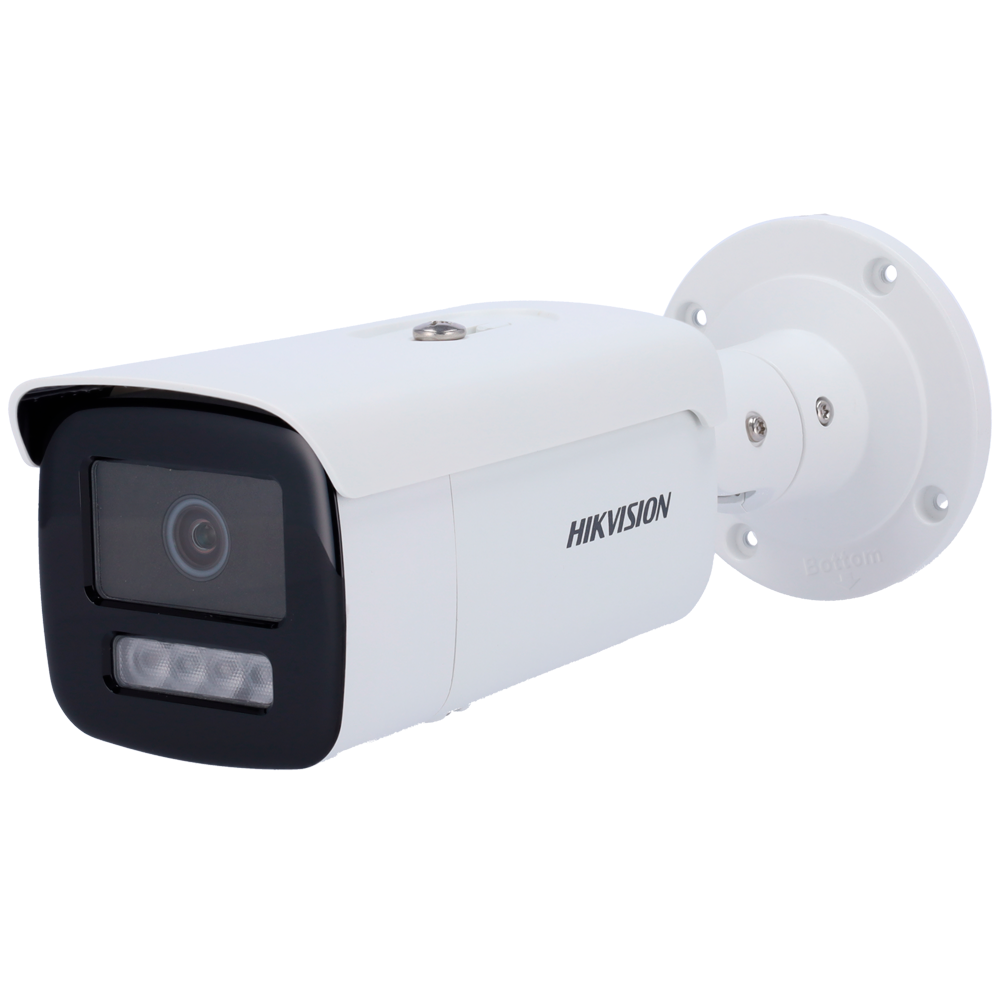Hikvision Cámara Bullet IP gama PRO color blanco 8 MP, 4 mm, WiFi, PoE DS-2CD2T86G2H-4I(4mm)(eF)
