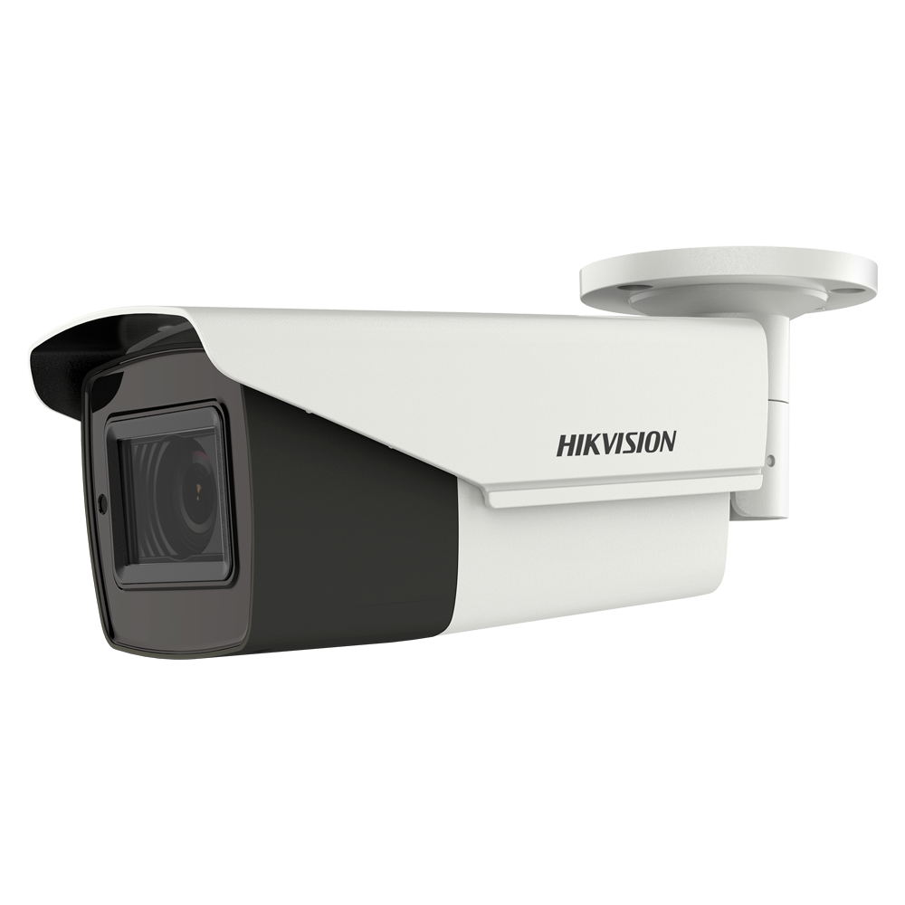 Hikvision Cámara Bullet 4en1 Gama PRO color blanco 8 MP, 2.7 ~ 13.5 mm Motorizada DS-2CE19U7T-AIT3ZF(2.7-13.5mm)