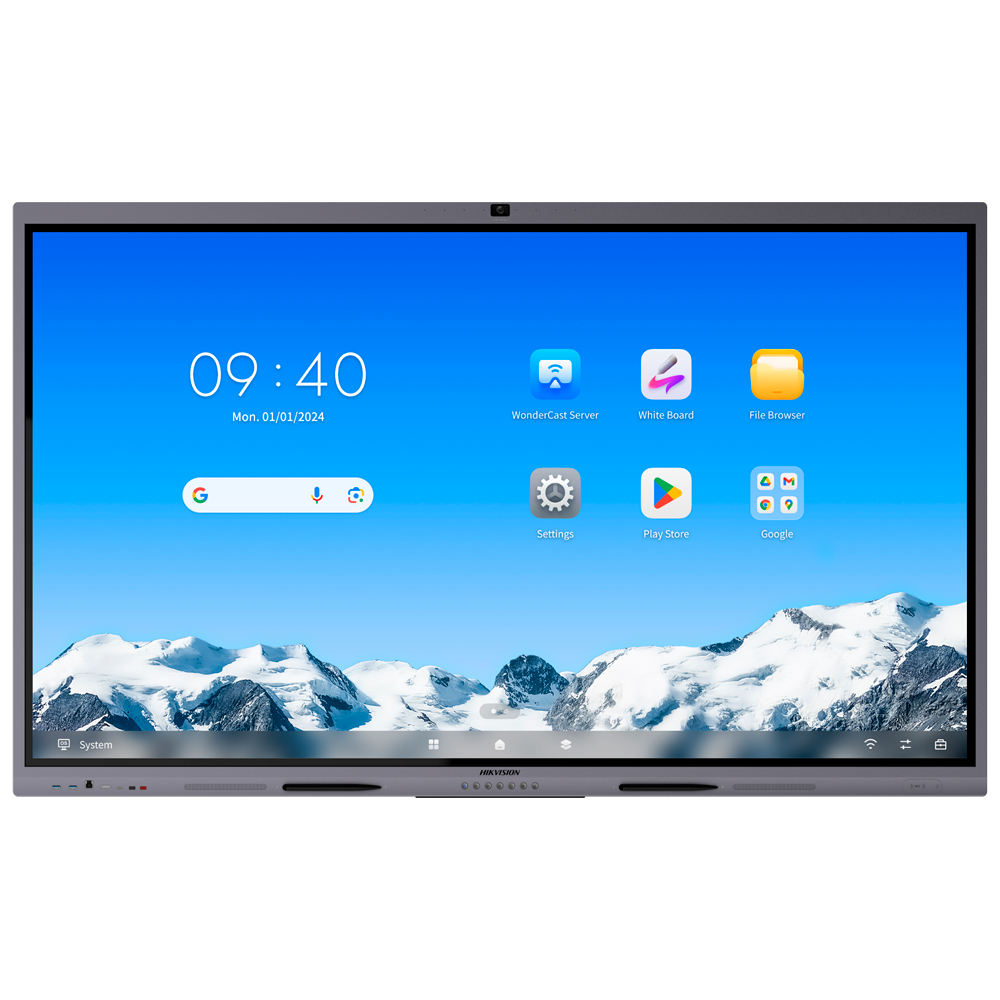 Hikvision Monitor interactivo 86" Resolución 4K DS-D5C86RB/B2L