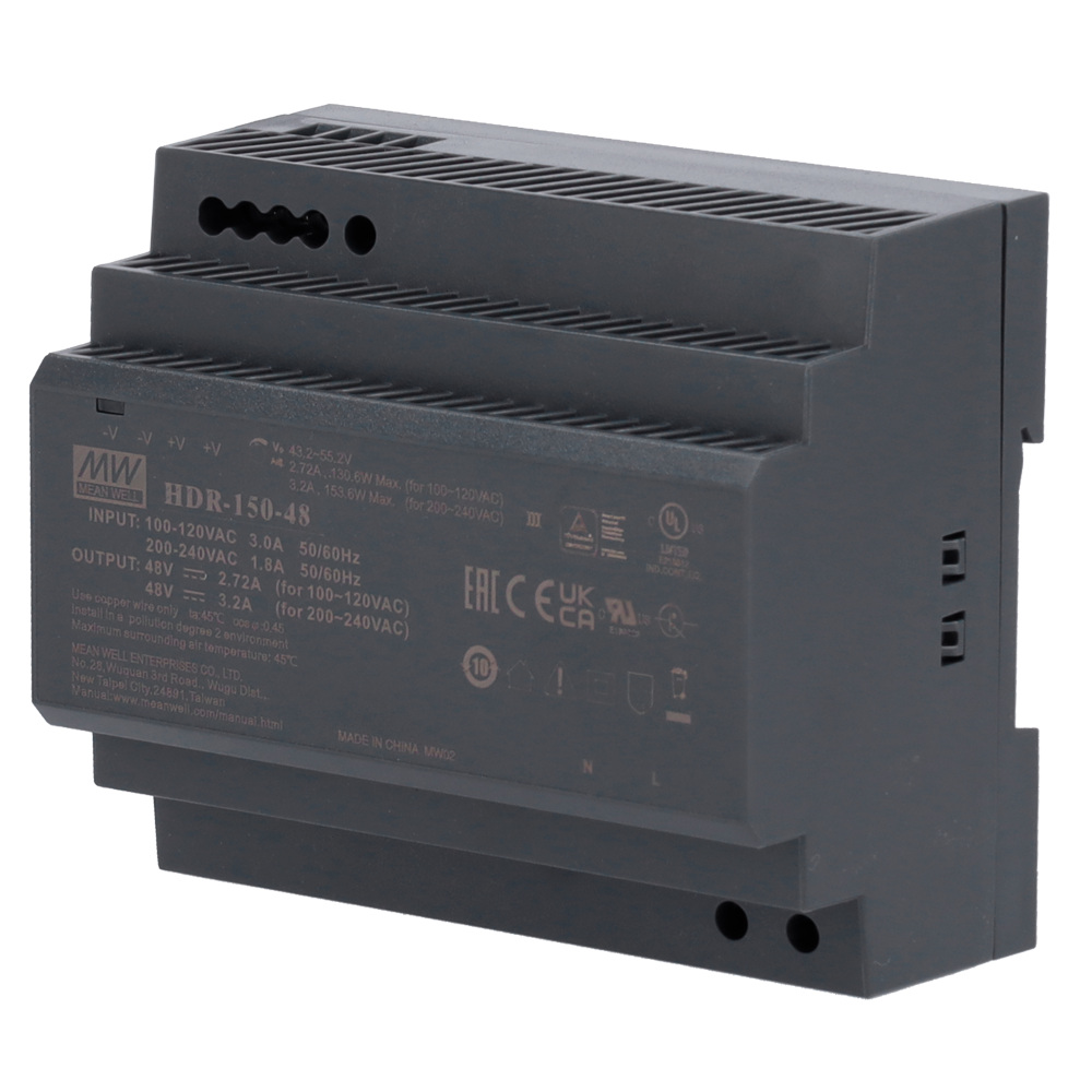 Hikvision Intercom Fuente de alimentación Salida DC 48 V / 3.2 A / 150 W DS-KAW150-4N