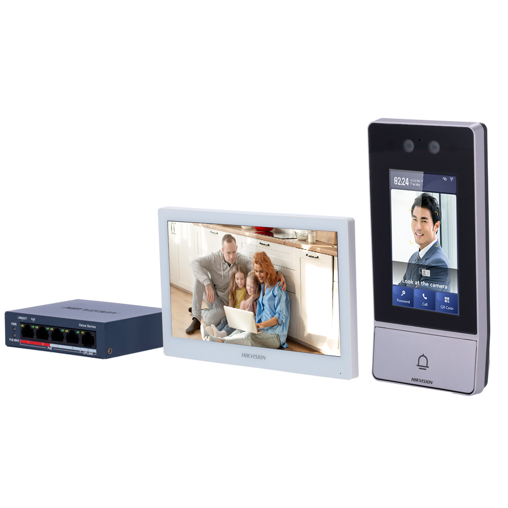 Hikvision Kit de videoportero Tecnología IP & WiFi DS-KIS902-S