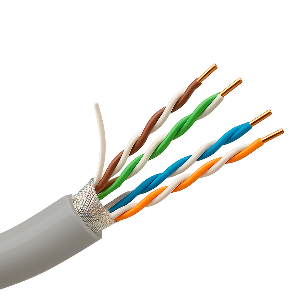 Safire Cable FTP Safire Categoría 5E color blanco-gris F-UTP5E-305-PVC-Eca