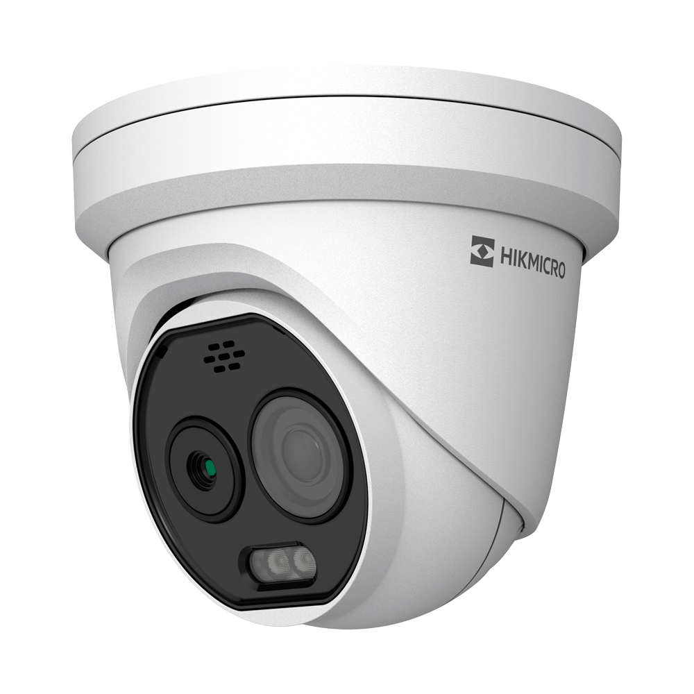 Hikvision Cámara térmica Dual IP Hikmicro 5 MP, 3.6mm (term) / 4.3mm (vis) HM-TD1228T-3/G1/T3A