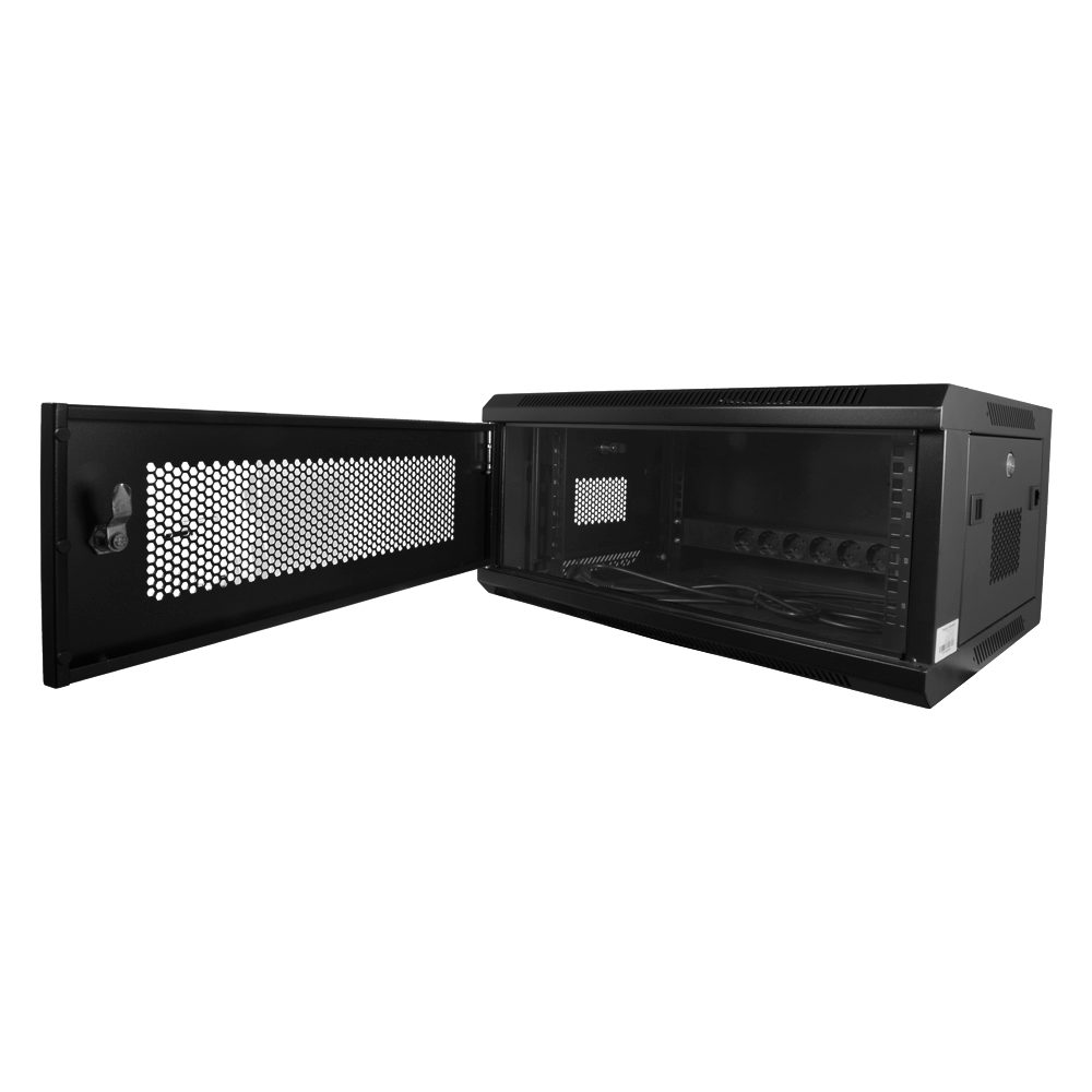 CCTV & Alarmas Armario rack para pared Hasta 6U rack de 19" color negro RACK-6U-MESH