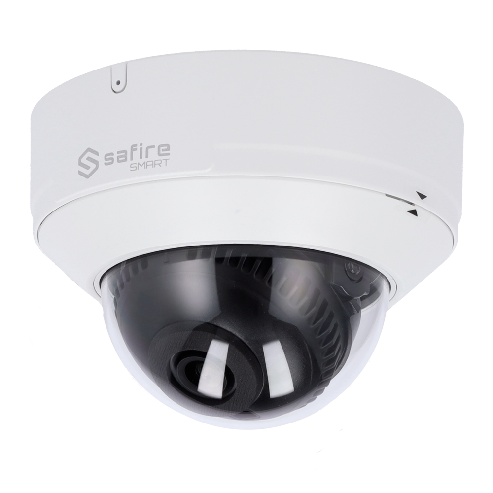 Safire Smart Cámara Domo IP gama E1 Inteligencia Artificial color blanco 4 MP, 2.8 mm, WiFi, PoE SF-IPD040A-4E1