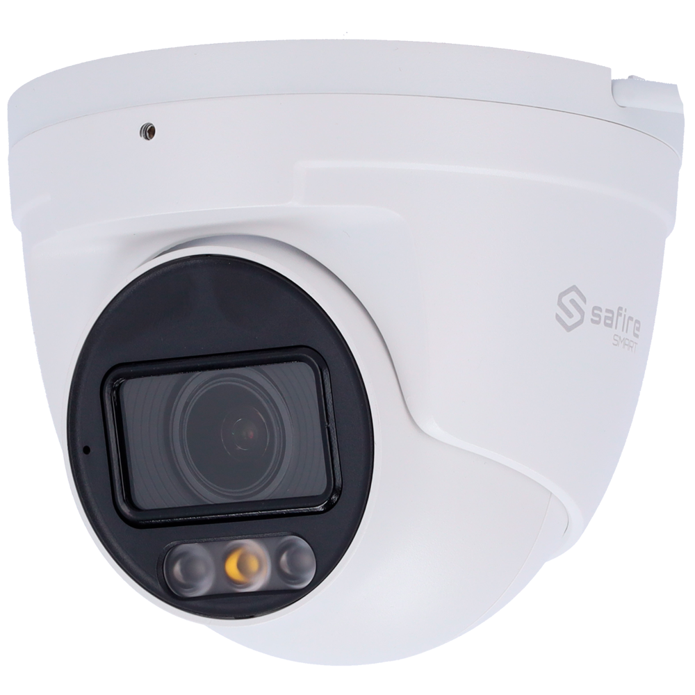 Safire Smart Cámara Turret IP gama B1 color blanco 4 MP, 2.8 ~ 12 mm Motorizada, WiFi, PoE SF-IPT511ZA-4B1-DL
