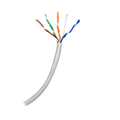 Safire Cable UTP categoría 5E color blanco-gris SF-UTP5E-100-H-24AWG-G