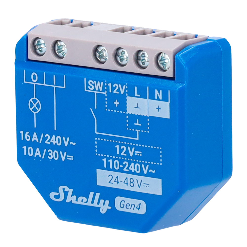 Shelly 1 Gen4 WiFi 2.4 GHz / Bluetooth / Zigbee SH-1-GEN4