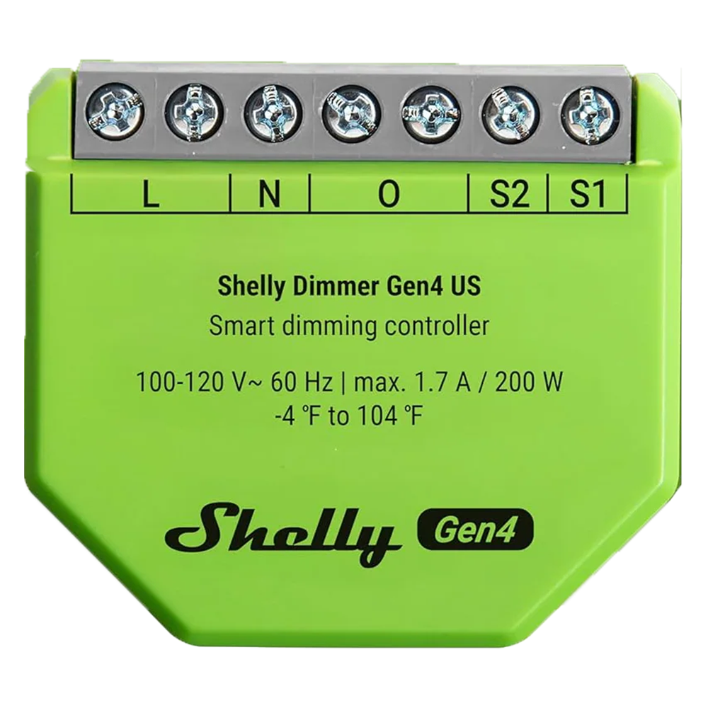 Shelly Dimmer Gen 4 WiFi 2.4 /Bluetooth / Zigbee / matter SH-DIMMER-GEN4