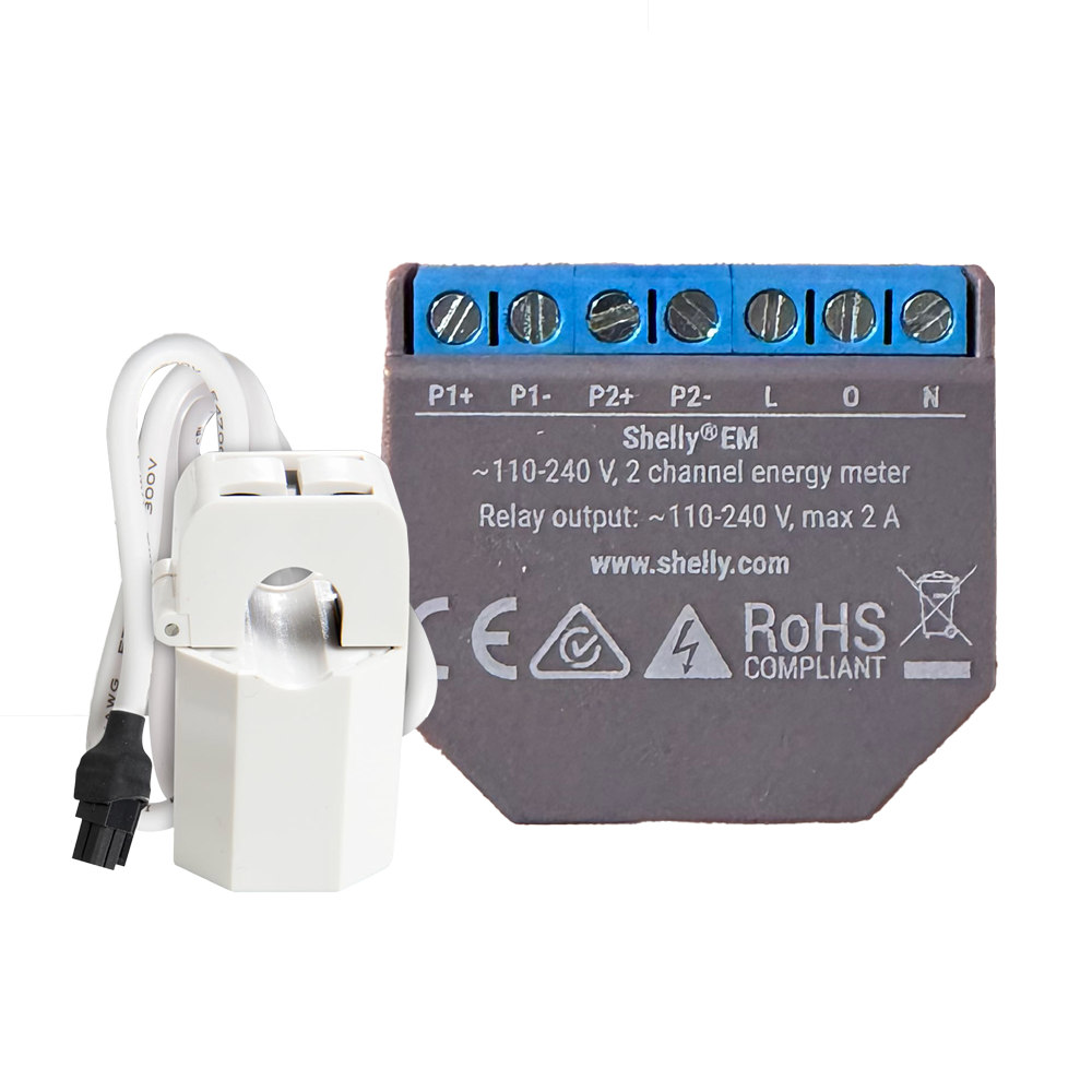 Shelly EM + 50A WiFi 2.4 GHz IEEE802.11 b/g/n SH-EM-50A