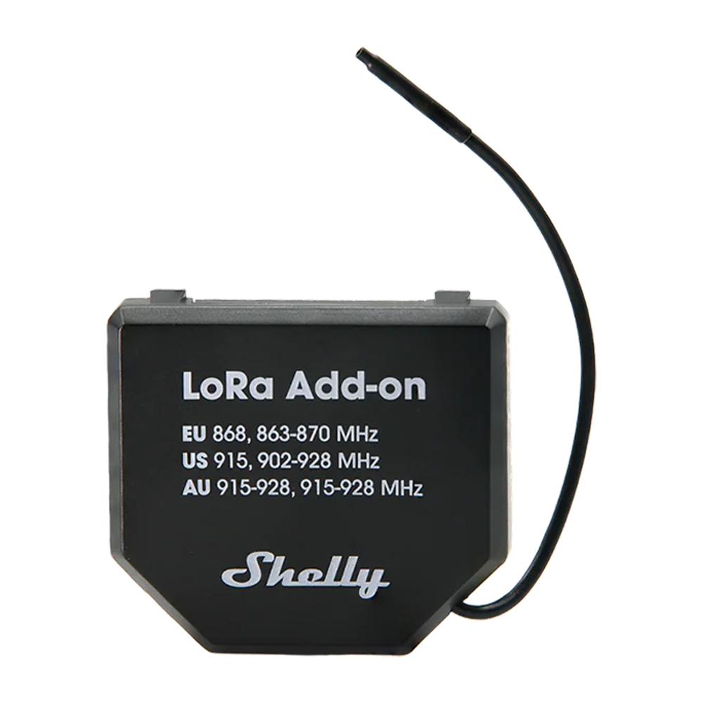 Shelly LoRa Add Comunicación mediante LoRa SH-LORA-ADDON