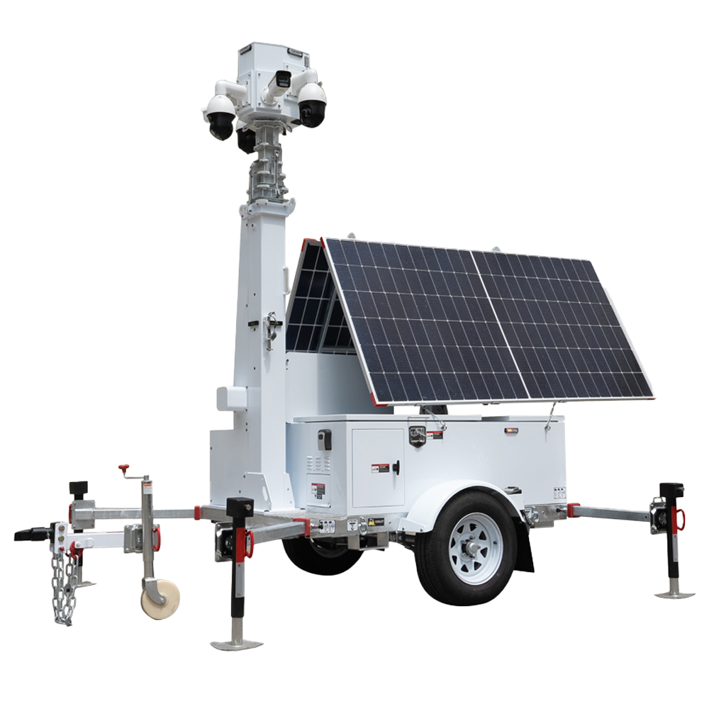 Safire Trailer de alimentación autónoma para CCTV TRAILER-12KWH-600W-9M