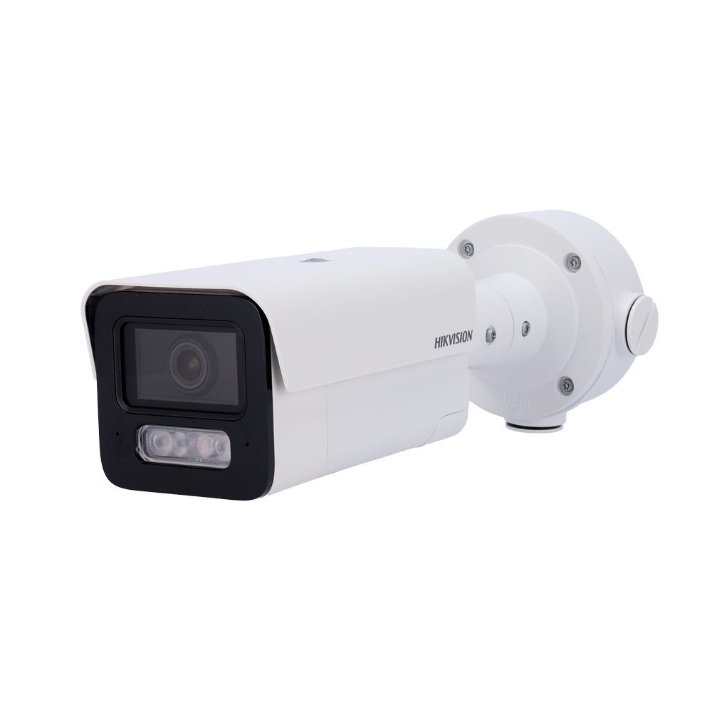 Hikvision Cámara Bullet IP Hikvision SOLUTIONS color blanco 4 MP, 4 mm, WiFi, PoE iDS-2CD5T47G2/V-XHSY(4mm)